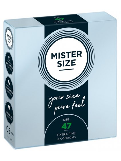 Kondomy MISTER SIZE 47 mm, 3 ks
