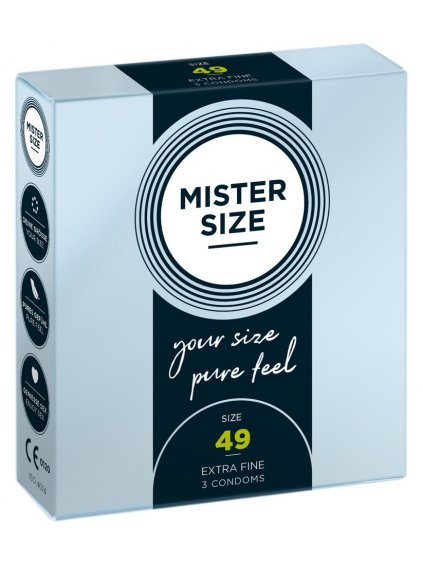 Kondomy MISTER SIZE 49 mm, 3 ks