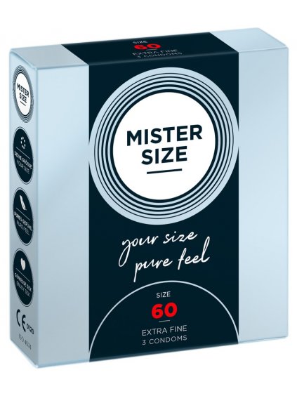 Kondomy MISTER SIZE 60 mm, 3 ks