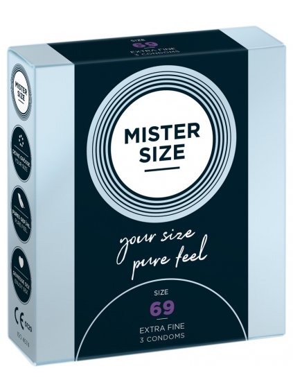 Kondomy MISTER SIZE 69 mm, 3 ks