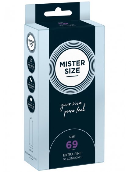Kondomy MISTER SIZE 69 mm, 10 ks