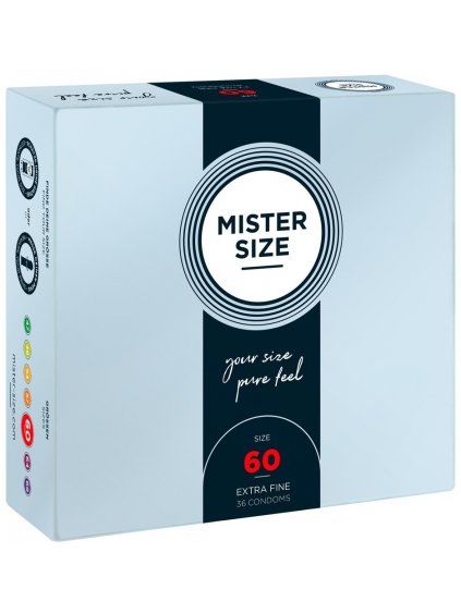Kondomy MISTER SIZE 60 mm, 36 ks