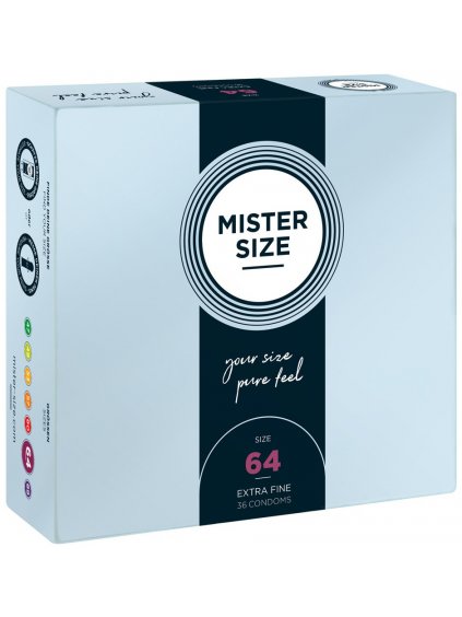 Kondomy MISTER SIZE 64 mm, 36 ks