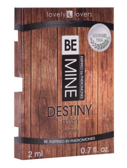 Parfém s feromony pro muže Lovely Lovers BeMINE Destiny  VZOREK, 2 ml