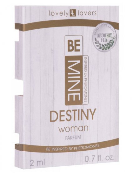 Parfém s feromony pro ženy Lovely Lovers BeMINE Destiny  VZOREK, 2 ml