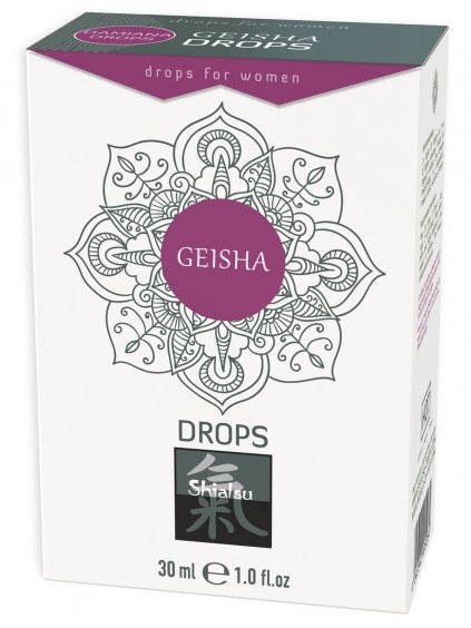 Afrodiziakální kapky pro ženy Geisha Drops  30 ml
