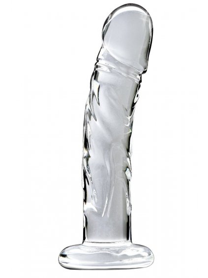 Skleněné realistické dildo Icicles No. 62