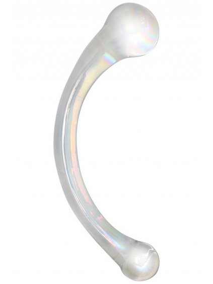 Oboustranné skleněné dildo Sensual Glass Wanda