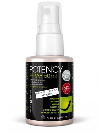 Sprej pro silnější erekci Lovely Lovers POTENCY  50 ml