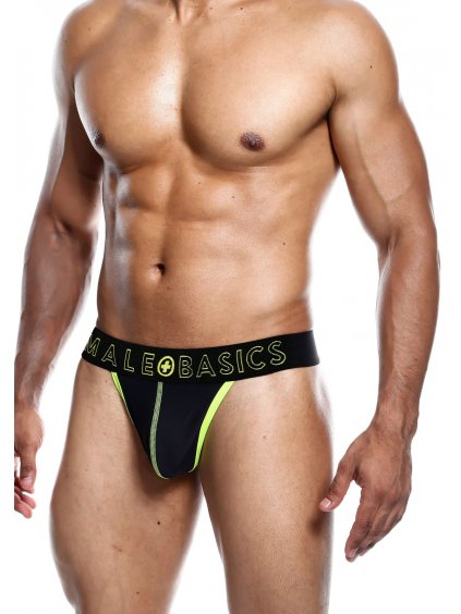 Pánská tanga MaleBasics Neon Thong Yellow