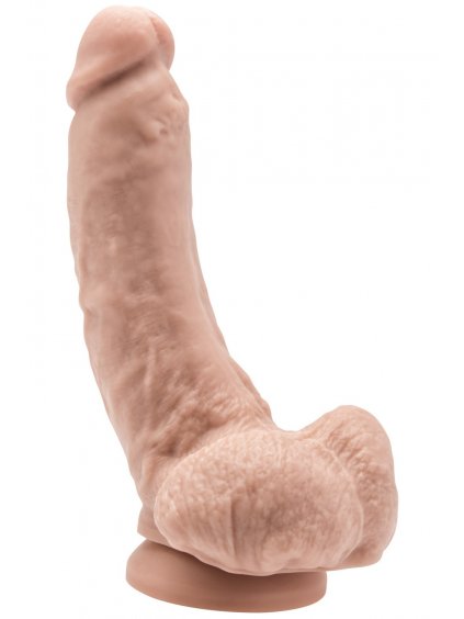 Realistické dildo s varlaty a přísavkou Get Real 8"