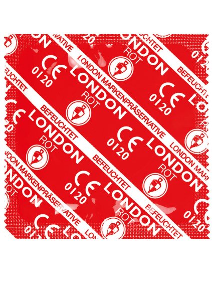 Kondomy na váhu - Durex LONDON jahoda  10 g