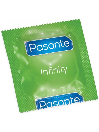 Kondomy na váhu - Pasante Delay Infinity  na oddálení ejakulace, 1 dkg