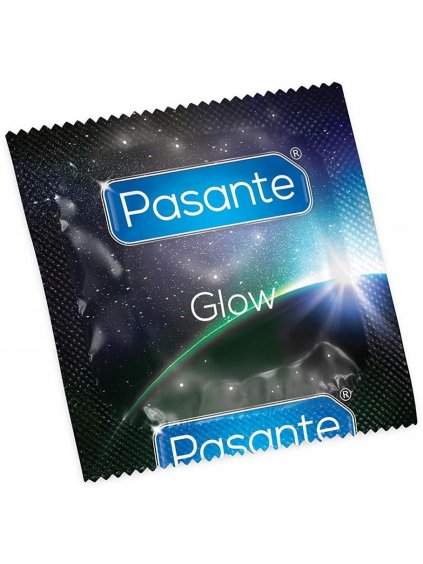 Svítící kondom Pasante Glow, 1 ks