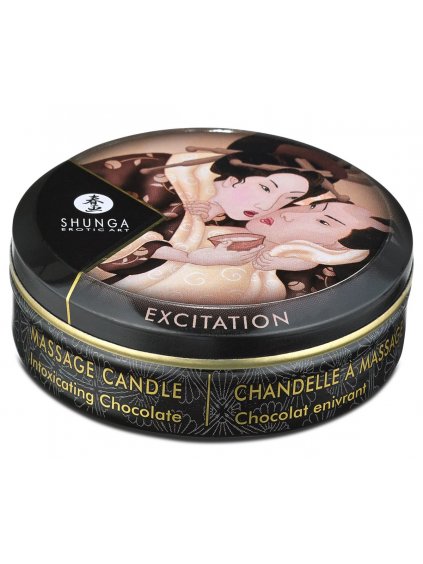 Masážní svíčka Shunga Excitation Intoxicating Chocolate