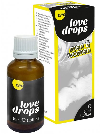 Afrodiziakální kapky pro ženy i muže Love Drops  30 ml