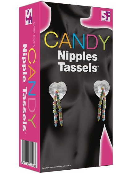 Ozdoby na bradavky z bonbónů CANDY Nipples Tassels