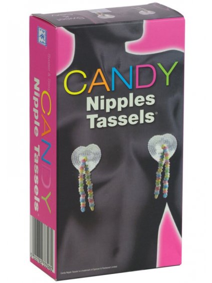 Ozdoby na bradavky z bonbónů CANDY Nipples Tassels