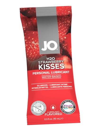 Lubrikační gel System JO H2O Jahoda  10 ml