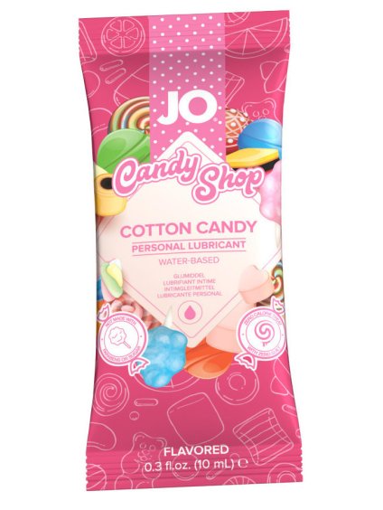 Lubrikační gel System JO H2O Cukrová vata  10 ml