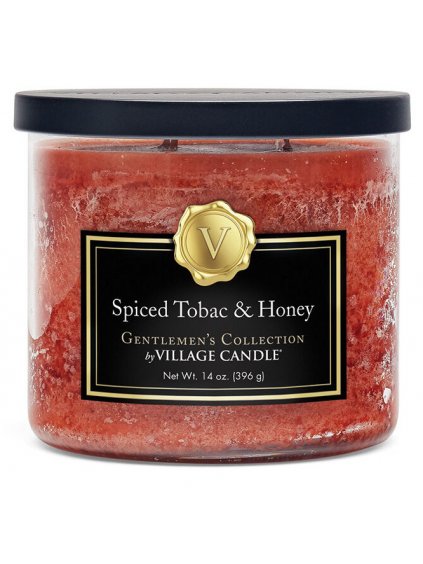 Vonná svíčka Village Candle Spiced Tobac & Honey  kořeněný tabák a med, 396 g