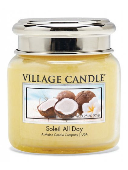 Vonná svíčka Village Candle Soleil All Day  den prozářený sluncem, 92 g
