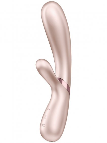 Hřejivý vibrátor s králíčkem Satisfyer Hot Lover