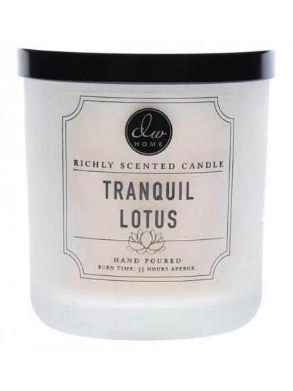 Vonná svíčka DW Home Tranquil Lotus  lotosový květ
