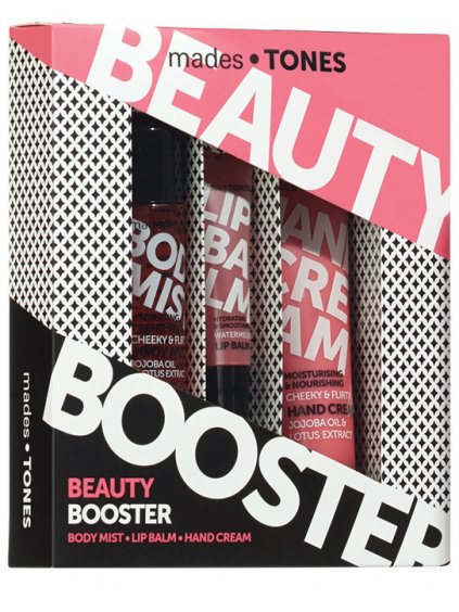 Sada kosmetiky Mades Beauty Booster Cheeky & Flirty  3 ks