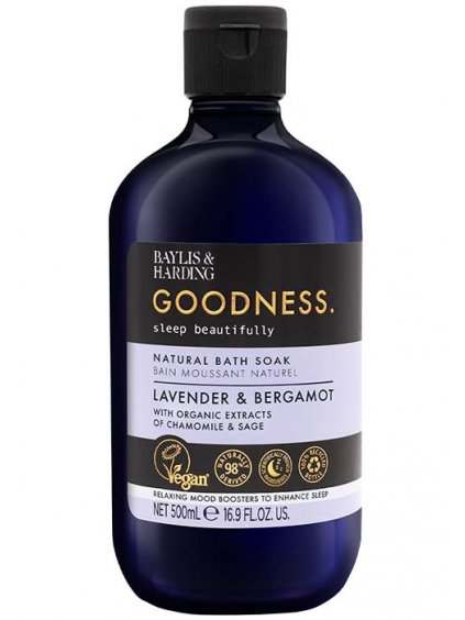 Pěna do koupele Baylis & Harding Goodness Lavender & Bergamot  levandule a bergamot, 500 ml