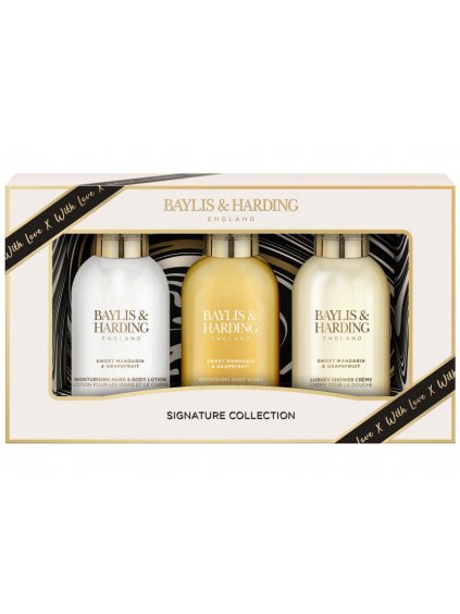 Kosmetická sada pro péči o tělo Baylis & Harding Sweet Mandarin & Grapefruit  mandarinka a grapefruit, 3 ks