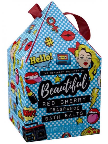 Sůl do koupele Somerset Toiletry Beautiful Red Cherry  červená třešeň, 300 g