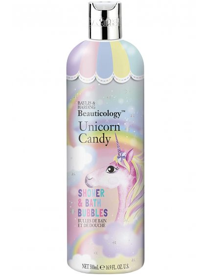 Sprchový gel/pěna do koupele Baylis & Harding Unicorn Candy  jednorožčí sladkosti, 500 ml