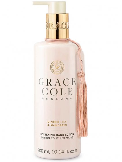 Zjemňující mléko na ruce Grace Cole Ginger Lily & Mandarin  motýlovec a mandarinka, 300 ml