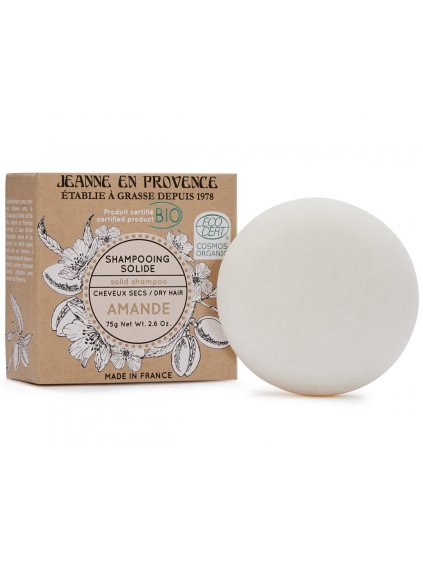 Tuhý šampón pro suché vlasy Jeanne en Provence Amande  75 g