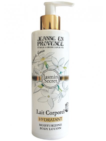 Hydratační tělové mléko Jeanne en Provence Jasmin Secret  jasmín, 250 ml