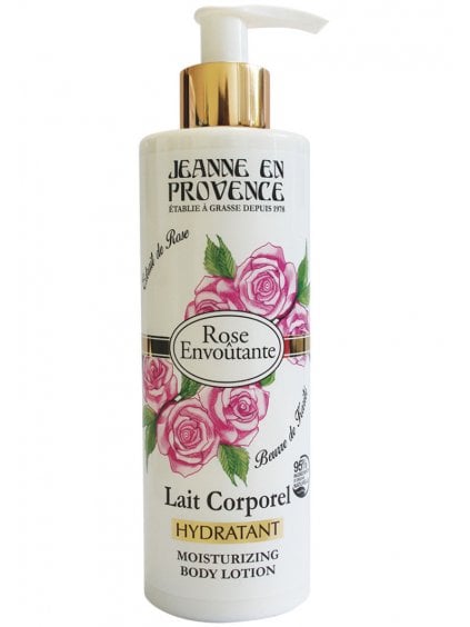 Hydratační tělové mléko Jeanne en Provence Rose Envoûtante  růže, 250 ml