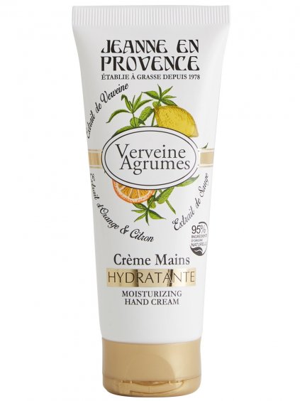 Hydratační krém na ruce Jeanne en Provence Verveine Agrumes  verbena a citrusy, 75 ml