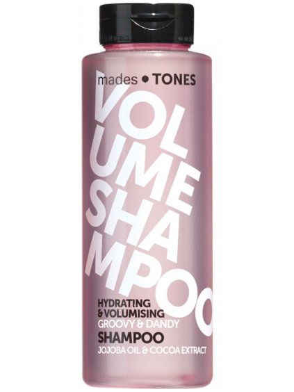 Hydratační šampón pro větší objem Mades Groovy & Dandy  jojoba a kakao, 300 ml