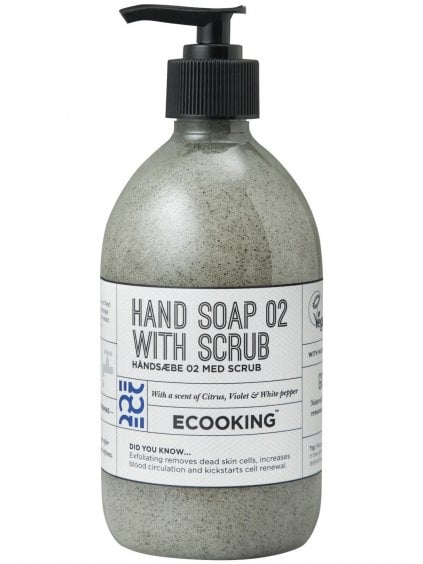 Tekuté mýdlo na ruce s peelingem Ecooking  500 ml