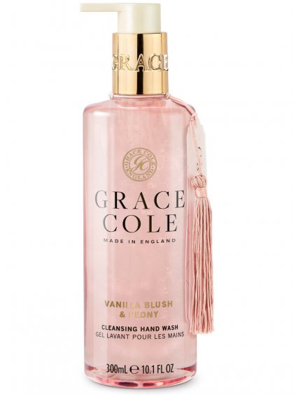 Tekuté mýdlo na ruce Grace Cole Vanilla Blush & Peony  vanilka a pivoňka, 300 ml