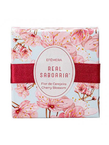 Tuhý šampón Real Saboaria Efémera Cherry Blossom  třešňový květ, 80 g