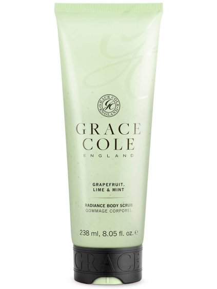 Tělový peeling Grace Cole Grapefruit  Lime & Mint – grapefruit, limetka a máta, 238 ml