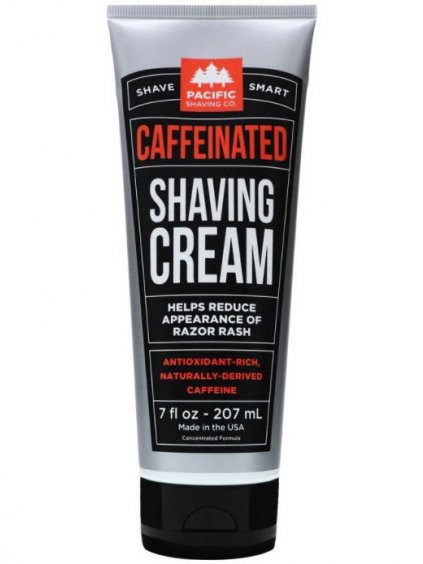 Pánský kofeinový krém na holení Pacific Shaving  207 ml