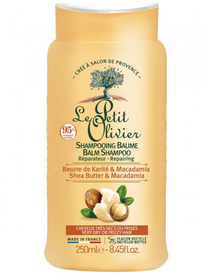 Obnovující šampón pro velmi suché a kudrnaté vlasy Le Petit Olivier  250 ml