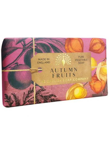 Luxusní tuhé mýdlo English Soap Company Autumn Fruits  podzimní ovoce, 190 g