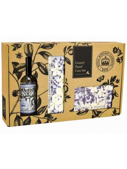 Sada pro péči o ruce English Soap Company Bluebell & Jasmine  zvonky a jasmín, 3 ks