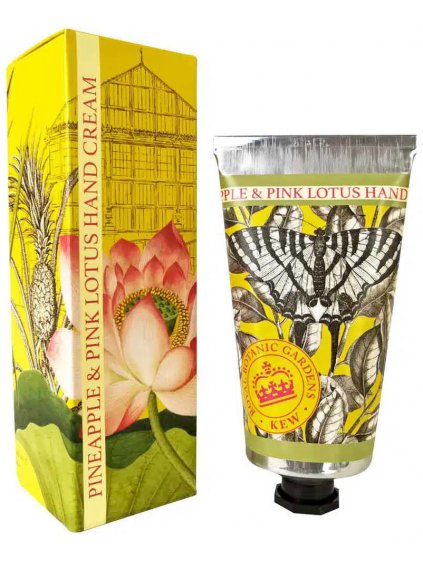 Krém na ruce English Soap Company Pineapple & Pink Lotus  ananas a růžový lotos, 75 ml