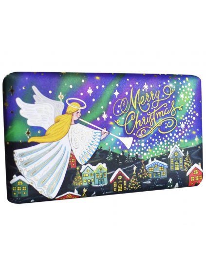 Luxusní tuhé mýdlo English Soap Company Heavenly Angel  borůvka, vanilka a mandarinka, 190 g