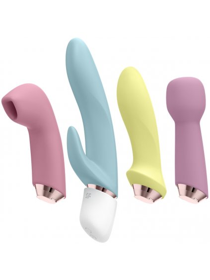 Erotický set vibrátorů a pulzátoru Satisfyer Marvelous Four